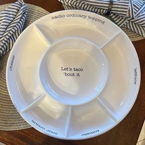 Taco night serving dish / platter